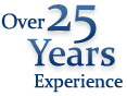 Over 25 Years Experience
